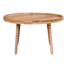 Couchtisch >Jammu< in Natur, Mango - 60x35x60cm (BxHxT)
