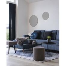 Beistelltisch >Venezia< in Schwarz, Glas - 48x48x48cm (BxHxT)