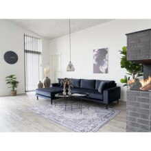 Beistelltisch >Venezia< in Schwarz, Glas - 48x48x48cm (BxHxT)
