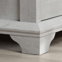 Kommode >Kashmir< in weiß,beige - 123,3x95,9x48,2cm (BxHxT)