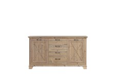 Kommode >Nepal < in braun - 175x97,2x45cm (BxHxT)
