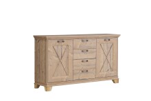 Kommode >Nepal < in braun - 175x97,2x45cm (BxHxT)