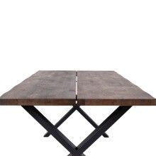 Esstisch >Toulon< in Natur, Eiche-Massiv - 95x75x200cm (BxHxT)