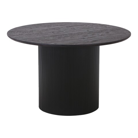 Esstisch >Boavista< in Mørkebrun, Wengeoptik - 120x75x120cm (BxHxT)