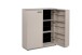 Schuhschrank >Satos< in samt - 100x110x34cm (BxHxT)