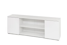 Lowboard >8875-11.11< in Weiß matt - 165x55x34 (BxHxT)