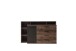 Kommode >Jacky < in braun,schwarz - 153,1x98,5x41,3cm (BxHxT)
