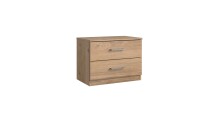 Nachtschrank >Anna< in PLANKENEICHE NACHBILDUNG -...