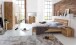 Nachtschrank >Anna< in PLANKENEICHE NACHBILDUNG - 52x40x38cm (BxHxT)