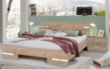 Bett-Set >Anna< in ARTISAN EICHE NACHBILDUNG -...