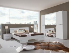 Komplettschlafzimmer >Anna< in WEISS -...