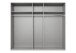Komplettschlafzimmer >Anna< in WEISS - 509x208x210cm (BxHxT)