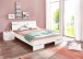 Nachtschrank >Anna< in WEISS - 52x40x38cm (BxHxT)