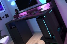 Jugendzimmer-Set >Gaming 1< in 32 - Schwarz