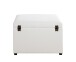 Sitztruhe >52324< in weiß - 58x42x39cm (BxHxT)