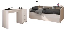 Jugendzimmer-Set >Sleep 46< in Weiss