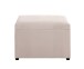 Sitztruhe >54945< in creme, MDF, Textilgewebe Cord - 58x42x39cm (BxHxT)