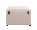 Sitztruhe >54945< in creme, MDF, Textilgewebe Cord - 58x42x39cm (BxHxT)