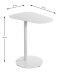 Beistelltisch >52397< in weiß, Metall - 53x60x38cm (BxHxT)