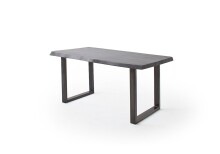 Tischplatte >CALABRIA< in Grau - 200x5,5x100 (BxHxT)