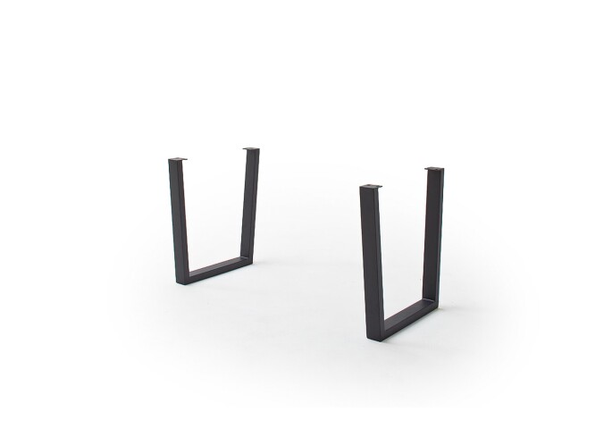 Tischgestell >CALABRIA< (2er-Set) in anthrazit - 73x74x8 (BxHxT)