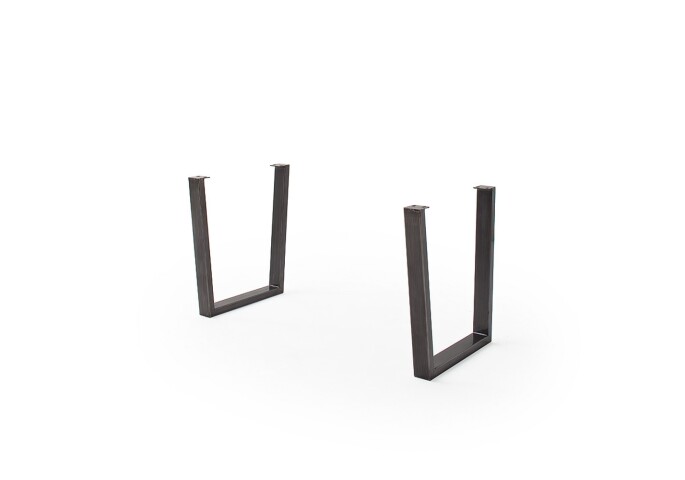Tischgestell >CALABRIA< (2er-Set) in anthrazit - 73x74x8 (BxHxT)