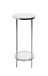 Blumentisch >52285< in chrom, Metall, Spiegel 5 mm - 66x28cm (HxD)