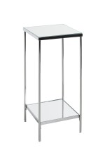Blumentisch >52288< in chrom, Metall, Spiegel 5 mm...