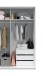 Schubkasteneinsatz >Arc< in Weiß - 60x57x44 (BxHxT)