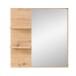 Garderobenspiegel >Bari< in Artisan Eiche Dekor, Spannplatte - 78x80x17cm (BxHxT)