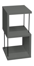 Regal >Sticks< in pine green matt lack - 33x65x33cm...
