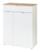 Schuhschrank >Bari< in Weiß matt, MDF, Spannplatte - 78x103x38cm (BxHxT)