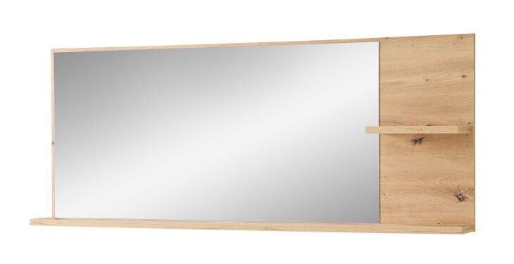Garderobenspiegel >Bari< in Spiegel / Artisan Eiche Dekor - 148x60x17cm (BxHxT)