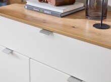 Garderoben-Set >Bari< in Weiß matt, MDF, Spannplatte - 264x202x38cm (BxHxT)