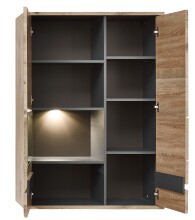 Hängevitrine >Bellano< in Viking Oak Dekor,...