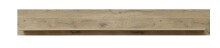 Wandboard >Bellano< in Viking Oak Dekor, Spannplatte - 185x25x22cm (BxHxT)