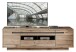 Wohnwand >Bellano< in Viking Oak Dekor, MDF, Spannplatte - 322x202x44cm (BxHxT)
