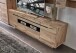 Wohnwand >Bellano< in Viking Oak Dekor, MDF, Spannplatte - 332x186x44cm (BxHxT)