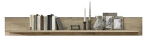Wohnwand >Bellano< in Viking Oak Dekor, MDF, Spannplatte - 309x185x44cm (BxHxT)