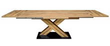 Kulissentisch >Komfort 2< in plankeneiche - 160x76x90cm (BxHxT)