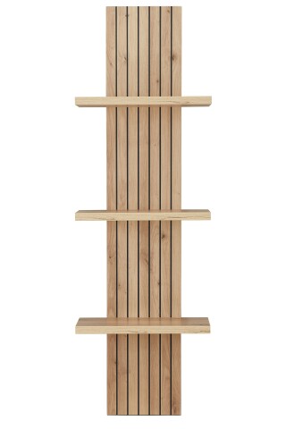 Wandboard >Core< in Artisan Eiche Dekor, MDF, Spannplatte - 38x120x22cm (BxHxT)