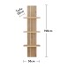 Wandboard >Core< in Artisan Eiche Dekor, MDF, Spannplatte - 38x120x22cm (BxHxT)