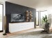 Wandboard >Core< in Artisan Eiche Dekor, MDF, Spannplatte - 38x120x22cm (BxHxT)