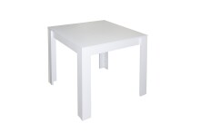 Esstisch >Pit< in weiß matt - 80x75x80cm (BxHxT)
