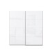 Schwebetürenschrank >Starlet Plus < in Weiß/ Weiß Glanz, 220,1x209,7x61,2cm B/H/T