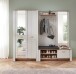Garderobenspiegel >Dijon< in Ashgrey Dekor - 130x154x30 (BxHxT)