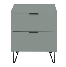 Nachtkommode >Bonnie< in pine green matt lack -...