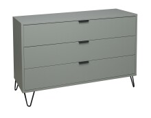 Schubkastenkommode >Bonnie< in pine green matt lack - 119x80x45cm (BxHxT)