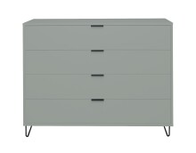 Schubkastenkommode >Bonnie< in pine green matt lack...