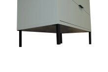 Hochkommode >Bonnie< in pine green matt lack - 51x121x45cm (BxHxT)